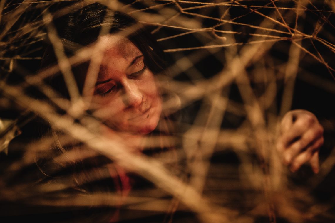 Marisa Garreffa, "Anam Cara – Dwelling Body", Venice International Performance Art Week, Palazzo Mora, Venice, 2018 © Guido Mencari