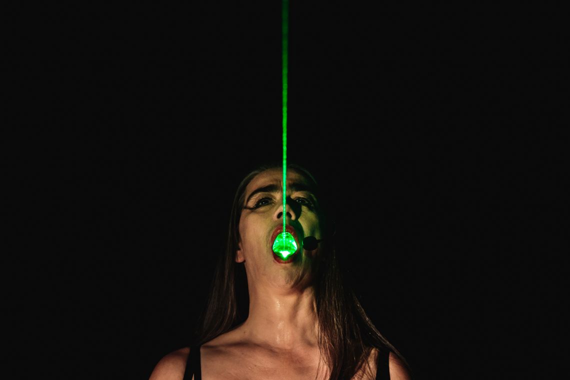 Susanne Weins, "Anam Cara – Dwelling Body", Venice International Performance Art Week, Palazzo Mora, Venice, 2018 © Guido Mencari