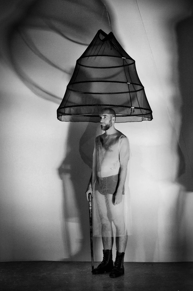 Marcel Sparmann, Anam Cara – Dwelling Body, Venice International Performance Art Week, Palazzo Mora, Venice, 2018 © Alexander Harbaugh