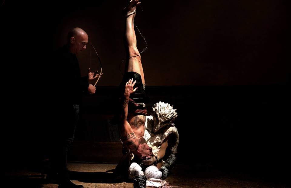 VestAndPage, Anam Cara – Dwelling Body, Venice International Performance Art Week, Palazzo Mora, Venice, 2018 © Mauro Sambo