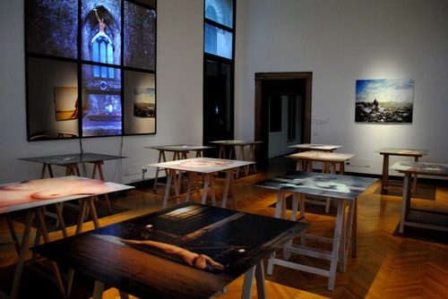 Manuel Vason, exhibition views of the photographic works of the series Encounters, Becoming an Image and Still_Movil at the VENICE INTERNATIONAL PERFORMANCE ART WEEK 2012. Images © Monika Sobczak.