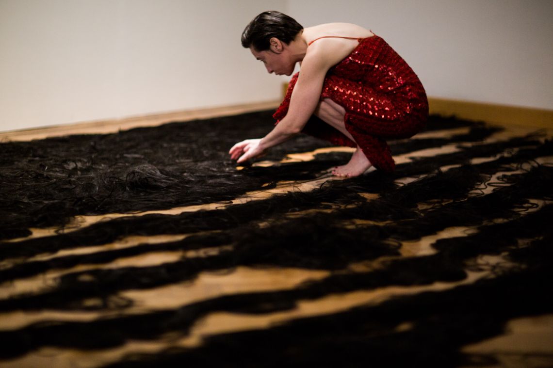 Helena Goldwater, Once In A While, Venice International Performance Art Week 2012 © Monika Sobczak