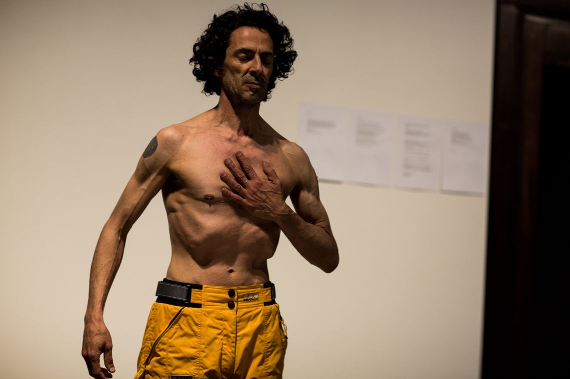 Prem Sarjo, Selected Performances and Personal Research (2012), exhibition, and Hybrid Body - Poetic Body. A Performance Trilogy. (2012), live performances at the VENICE INTERNATIONAL PERFORMANCE ART WEEK 2012. Images © Monika Sobzcak.