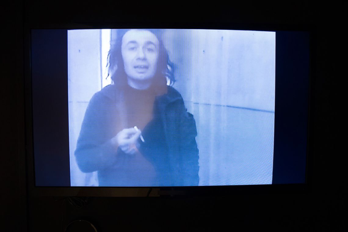 Vito Acconci, Indirect Approaches (1973). Exhibition view. Venice International Performance Art Week 2014. Photograph by Samanta Cinquini.