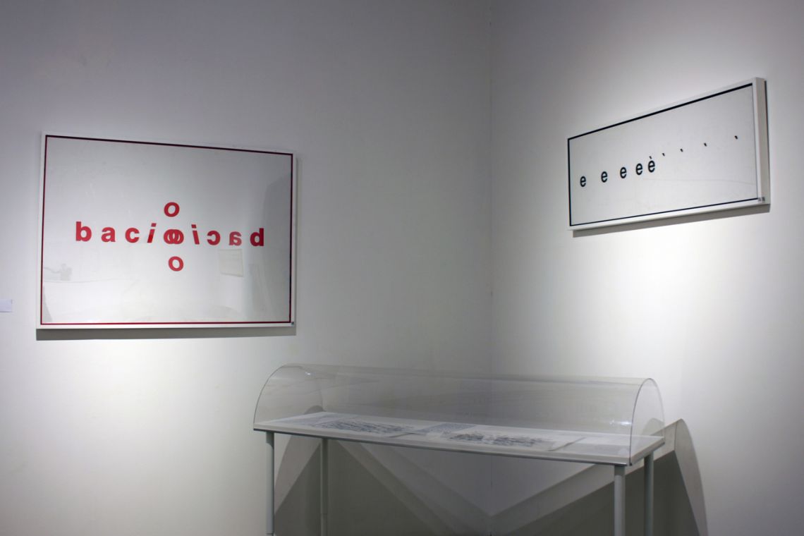 Arrigo Lora Totino. Exhibition view at the III Venice International Performance Art Week 2016. Courtesy Fondazione Bonotto. Image © VestAndPage