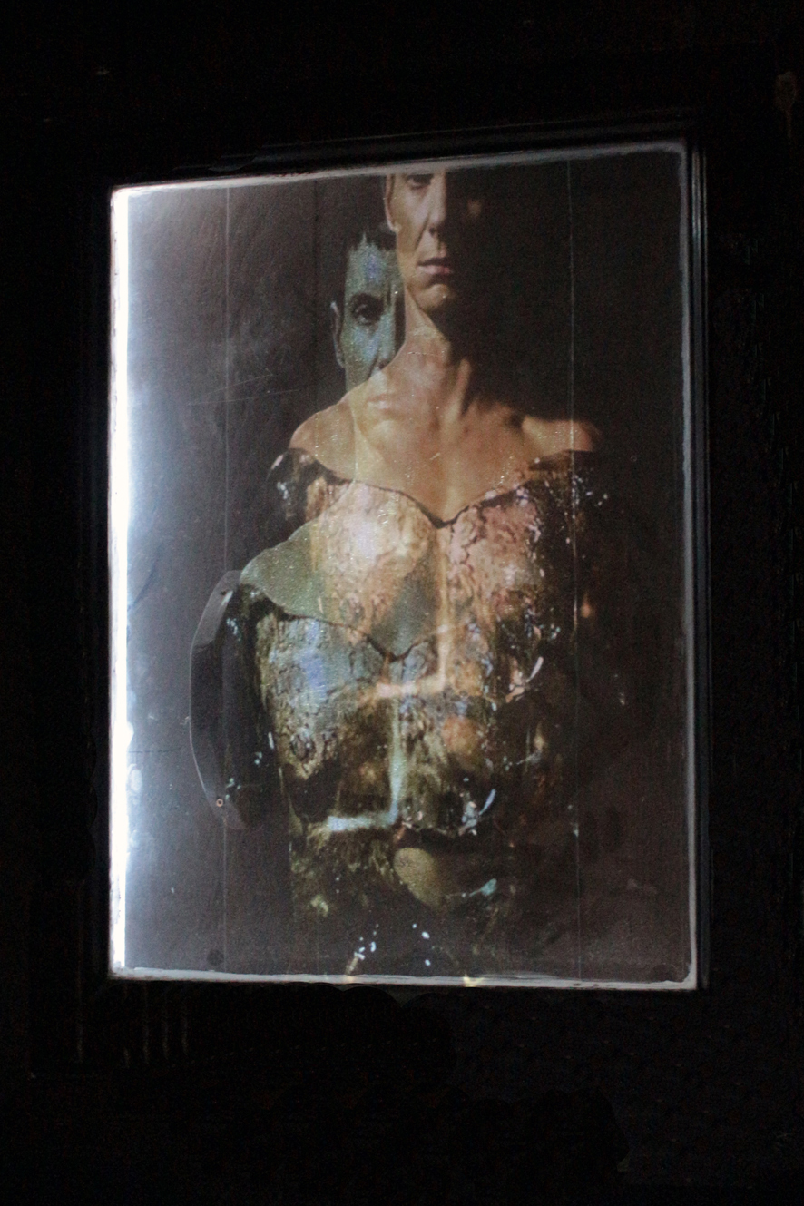 Cassils. Exhibition view of the video installation Tireisias (2013) at the III Venice International Performance Art Week 2016. Image © VestAndPage