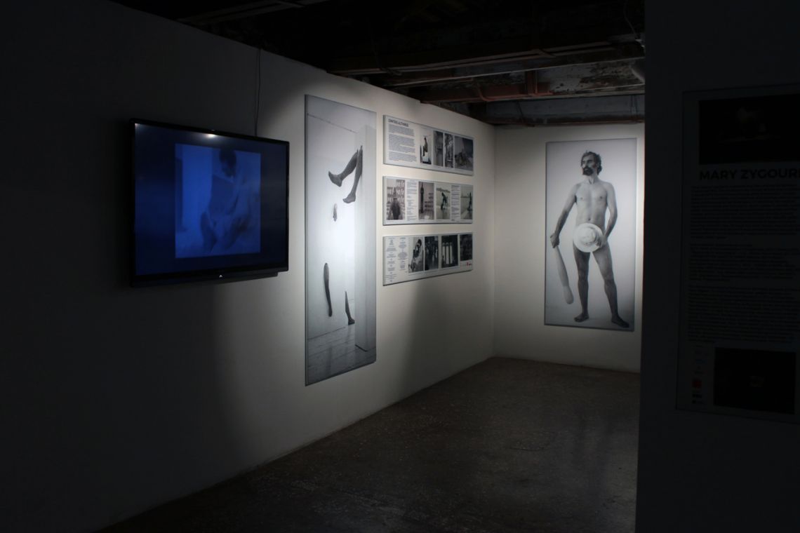 Exhibition view of The Dream of Antigone, curated section by GAP Gathering Around Performance, at the III Venice International Performance Art Week 2016. Photograph by VestAndPage.