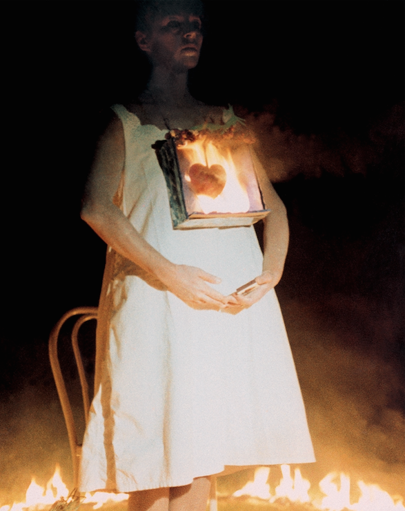 Leda Papaconstantinou, Burning (1985). Courtesy the artist.