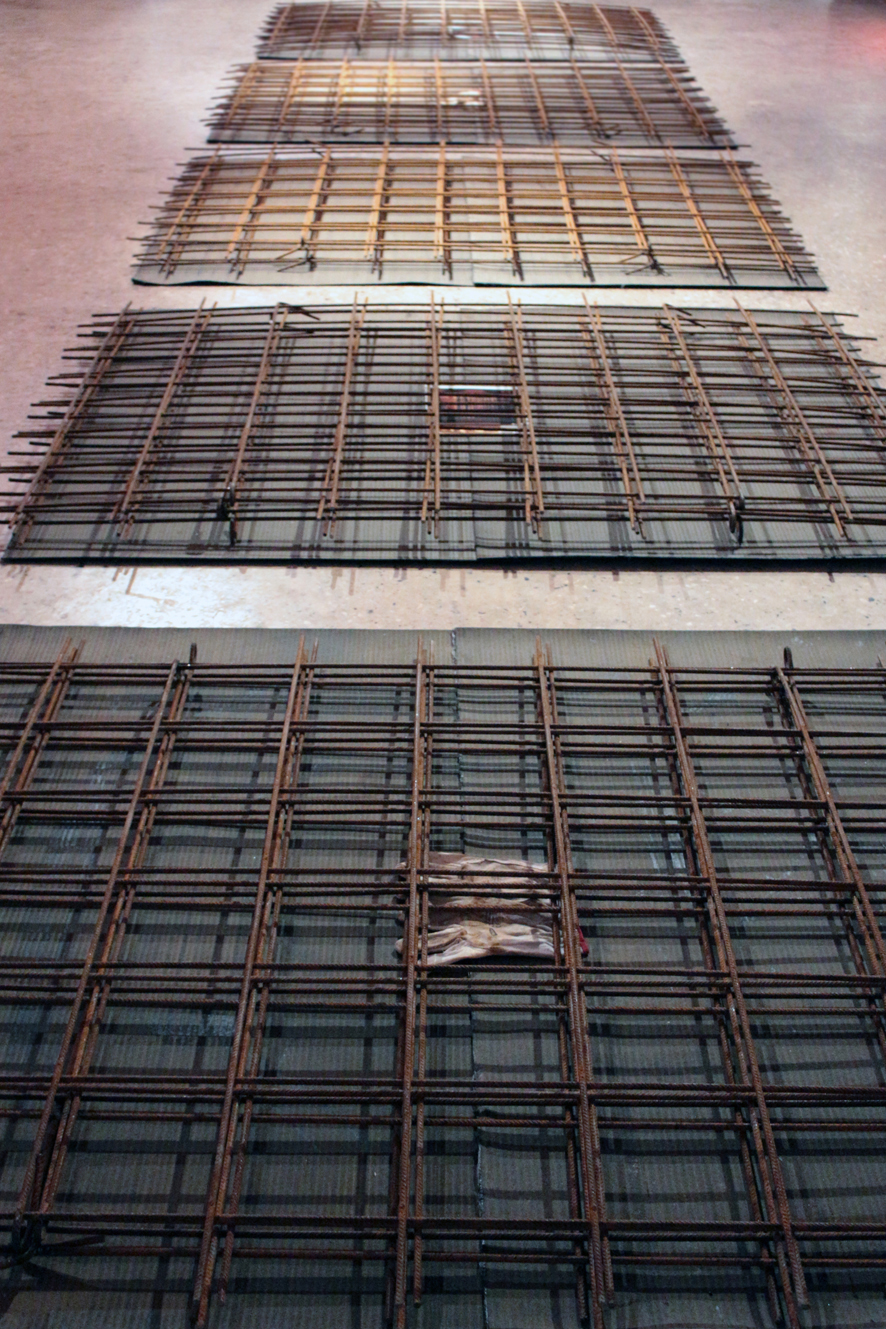 Mauro Sambo. Detail of the exhibition view of the installation Conversation (a John Coltrane) (1997/2016) at the III Venice International Performance Art Week 2016. Image © VestAndPage