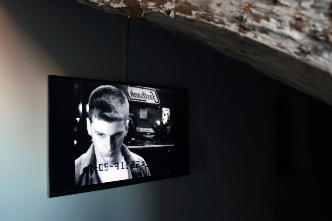 Sophie Calle. Exhibition view of the video Unfinished (2005) at the III Venice International Performance Art Week 2016. Image © VestAndPage
